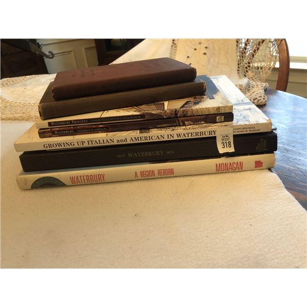 7 book lot of books from Waterbury and Litchfield GREAT LOT