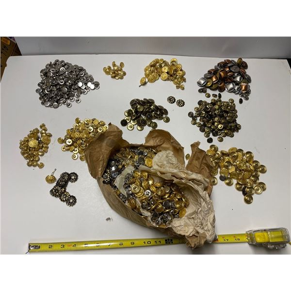 Collection of Waterbury Button Company Buttons from Waterbury Estate