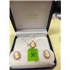 Image 1 : Cameo Necklace and Earrings