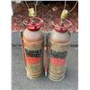 Image 1 : Vintage Fire Extinguisher Lighting  -Badgers AntiFreeze Fire Extinguishers