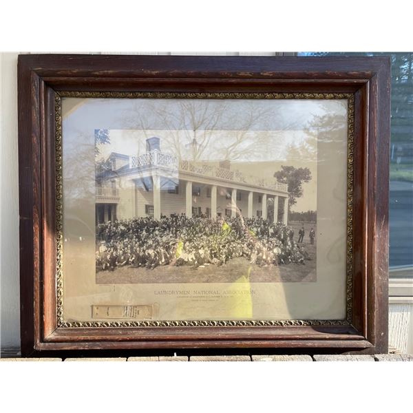 National Laundry Men, Washington, DC Framed Photo