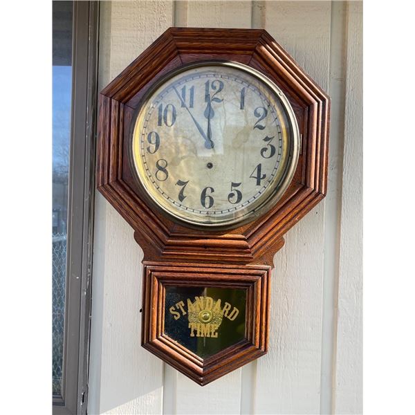 Oak School House Clock, Standard