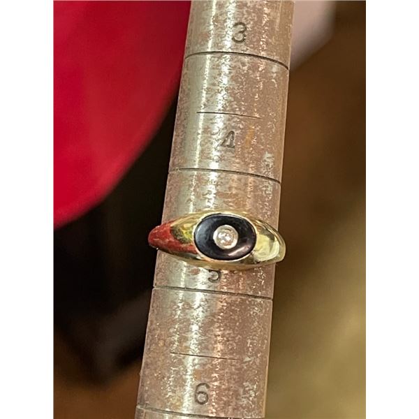 14K Estate Gold Pinky Ring, heavy.
