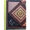 Image 2 : Vintage Geometric Hooked Rug