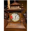 Image 2 : Oak CLOCK unusual smaller shelf close Gurgars German
