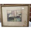 Image 1 : Art. Small watercolor from Waterbury CHASE family collection