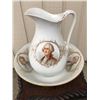 Image 1 : George and Martha Washington Pitcher and Bowl Set