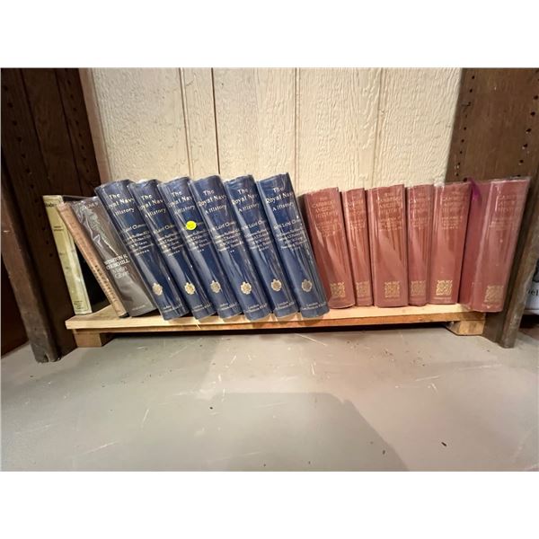 PALM BEACH RARE BOOK COMPANY-Rare set of (15) Books THE ROYAL NAVY History...