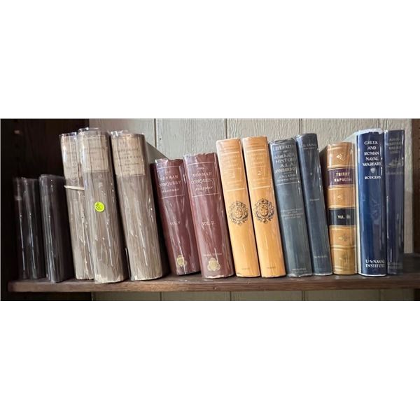PALM BEACH RARE BOOK COMPANY-Rare lot of (14) Books NORMAN CONQUEST, War, NAVY