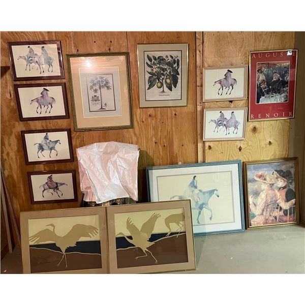 PALM BEACH ESTATE-Another great lot of LUCKY (13) of WALL ART
