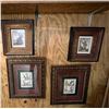 Image 4 : PALM BEACH ESTATE-Lot of (4) rare Monkey/Baboon types ORNATE frames