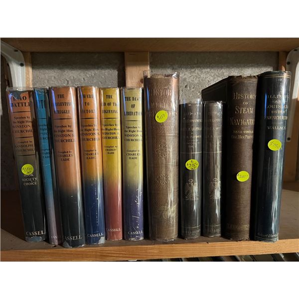 PALM BEACH RARE BOOK COMPANY-Rare lot of 11 Historical books