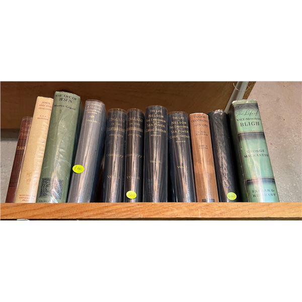 PALM BEACH RARE BOOK COMPANY-Another rare lot of (11) Books HISTORICAL