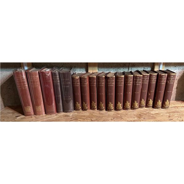 PALM BEACH RARE BOOK COMPANY-Rare set of (17) books Volumes by EDMUND BURKE
