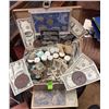 Image 1 : Strong Box Treasure Trove - Currency, Silver Dimes, Foreign