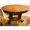 Image 1 : Oak Oval Library Table