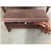 Image 1 : Bedroom Storage Bench - Leather and Wood