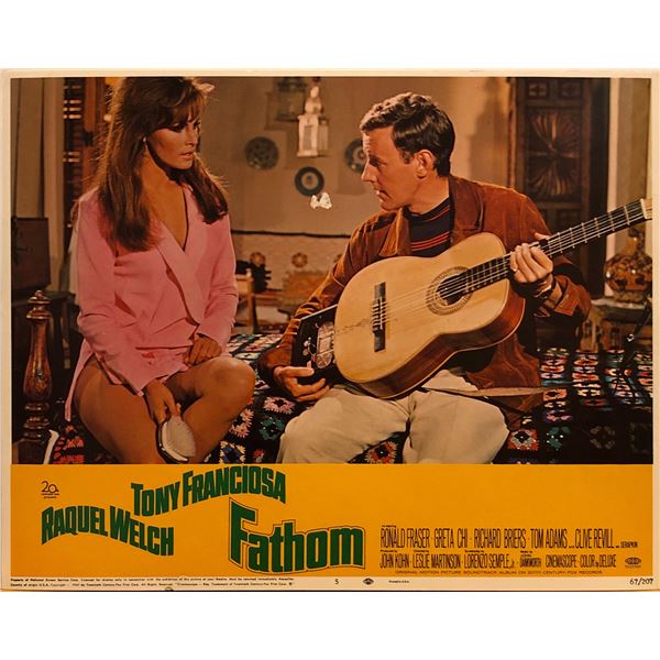 Fathom 1967 original vintage lobby card