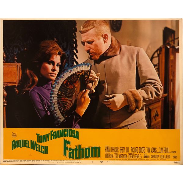 Fathom 1967 original vintage lobby card