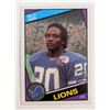 Image 1 : Billy Sims Football Trading Card - Topps #260 1984