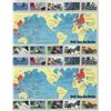 Image 1 : 1992 WW II 1942 Into the Battle - 20 Stamp Sheet