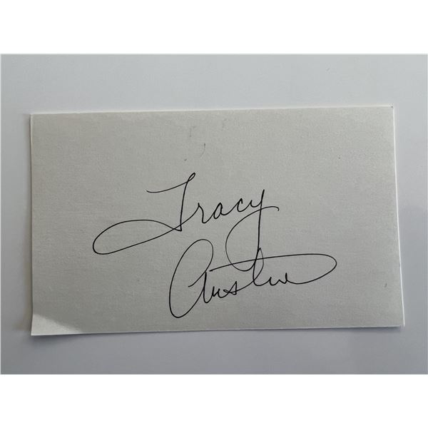 Tennis player Tracy Austin original signature