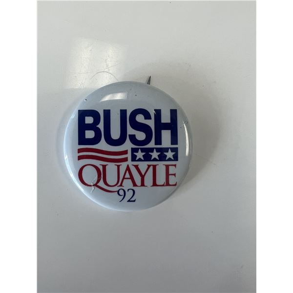 Bush-Quayle presidential campaign pin