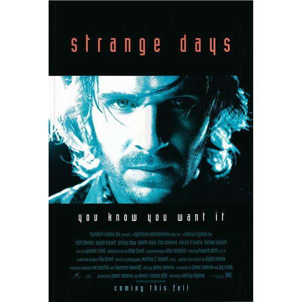 Strange Days   1995 original movie poster