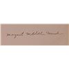 Image 1 : Gone With The Wind Author Margaret Mitchell signature slip