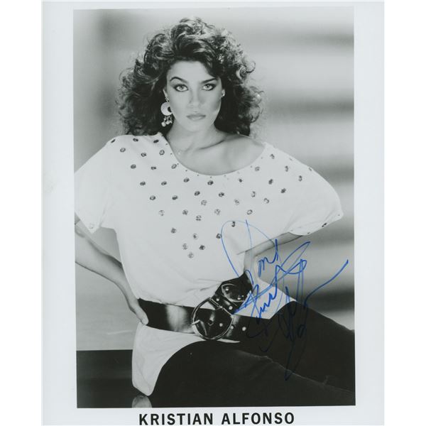 Kristian Alfonso signed photo