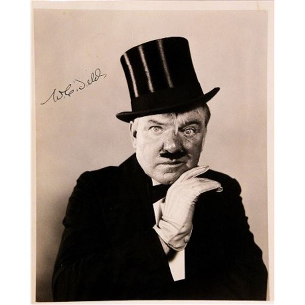 W. C. Fields signed portrait photo
