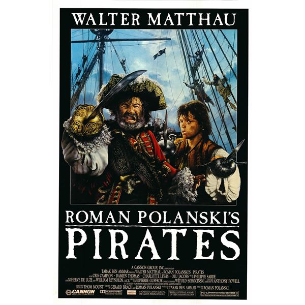 Pirates 1986 original vintage movie poster