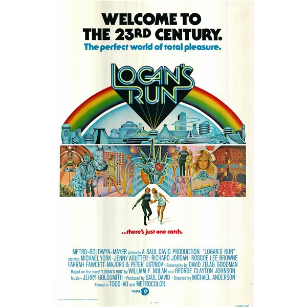 Logan's Run 1976 original vintage movie poster