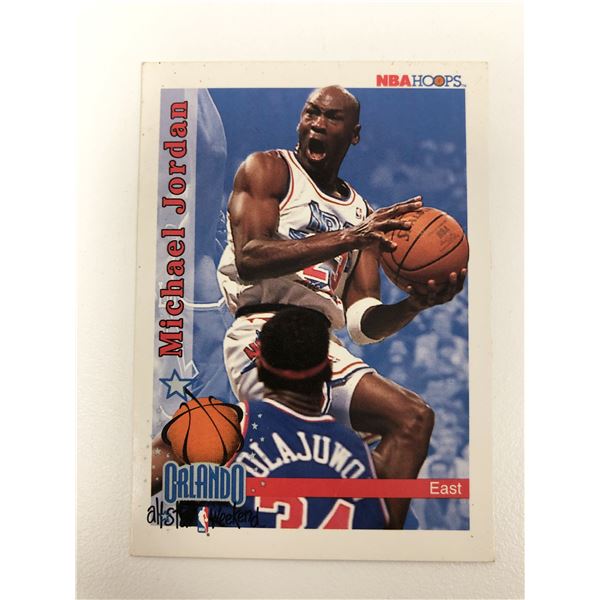 1992 NBA Hoops #298 Michael Jordan basketball card