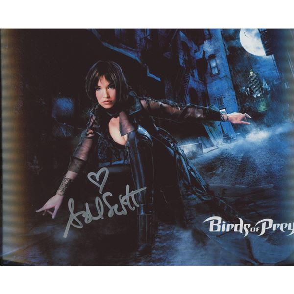 Ashley Scott signed "Birds of Prey" movie photo