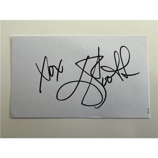 Lindy Booth original signature