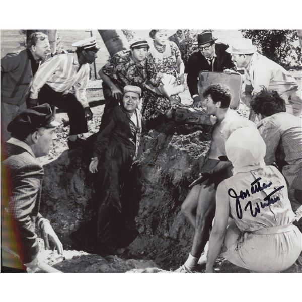 Jonathan Winters signed movie photo