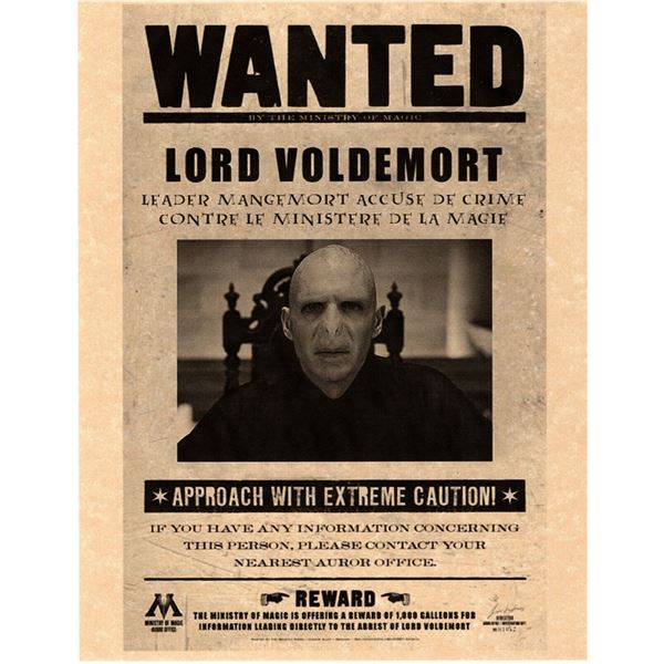 Harry Potter Hogwarts Wanted Prop Print