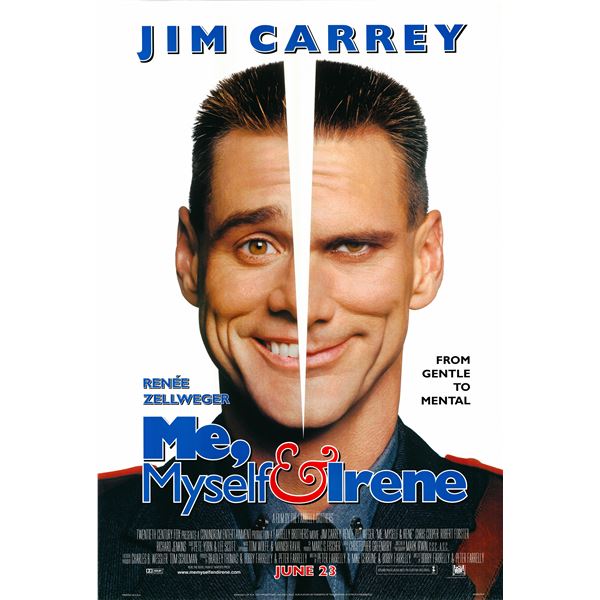 Me, Myself & Irene 2000 original movie poster