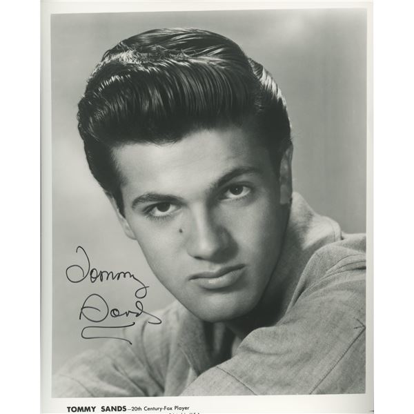 Tommy Sands signed photo