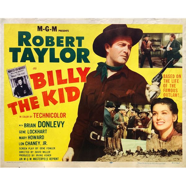 Billy the Kid R-1955 original vintage display sheet