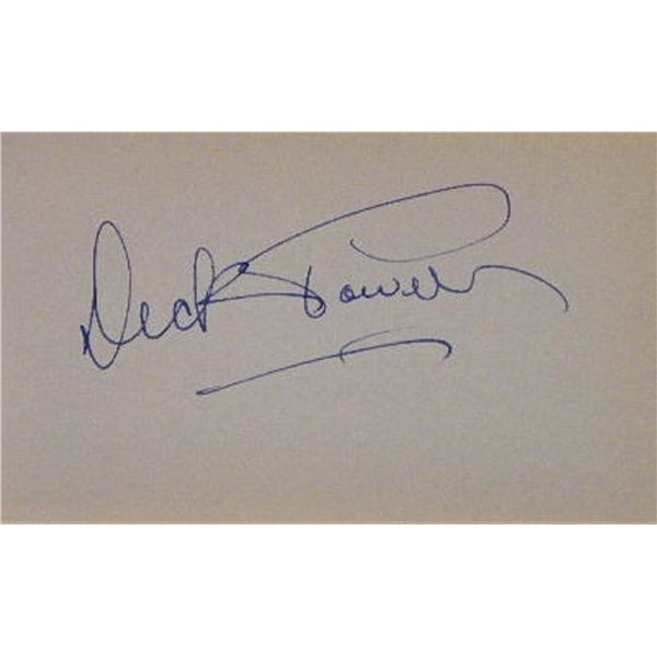 Dick Powell signature slip