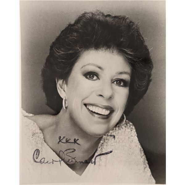 Carol Burnett Signed Photo