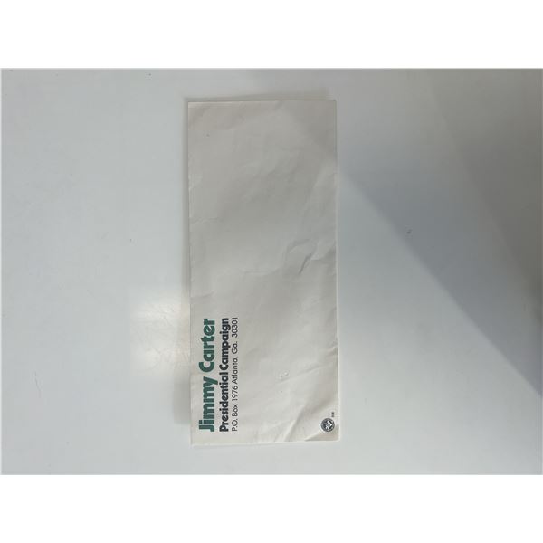 Jimmy Carter Presidential campaign envelope