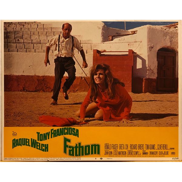Fathom 1967 original vintage lobby card