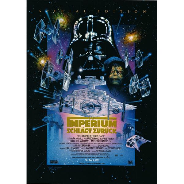 Star Wars Special RARE Edition 1997 original German one sheet movie poster
