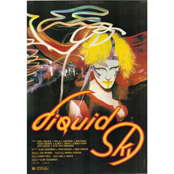 Liquid Sky 1983 original vintage movie poster
