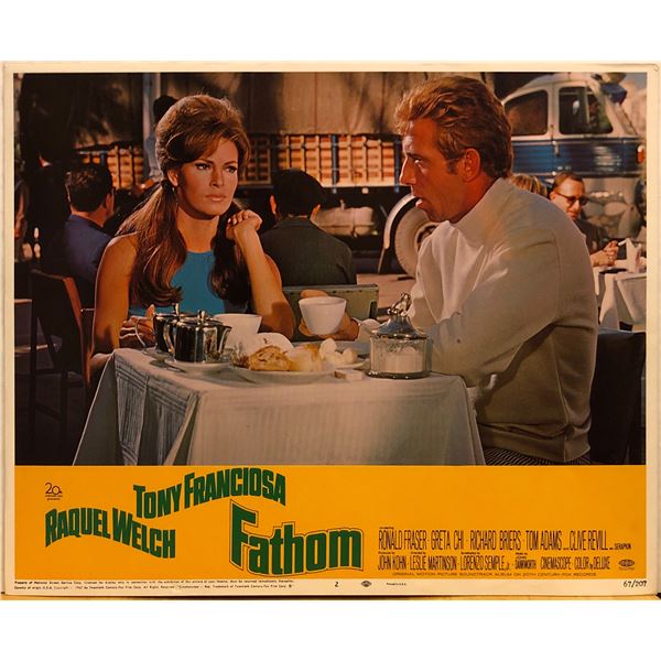 Fathom 1967 original vintage lobby card