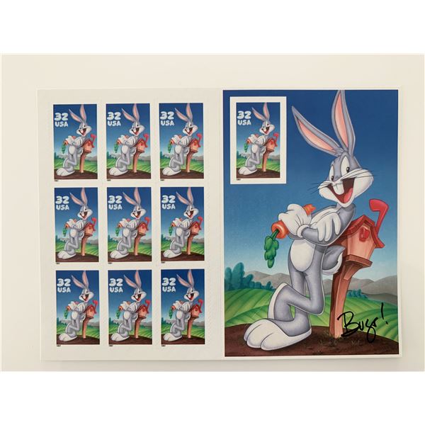 USPS Bugs Bunny Sheet of Ten 32 Cent Stamps Scott 3137