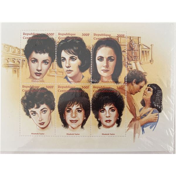 Cleopatra Elizabeth Taylor Stamp Sheet